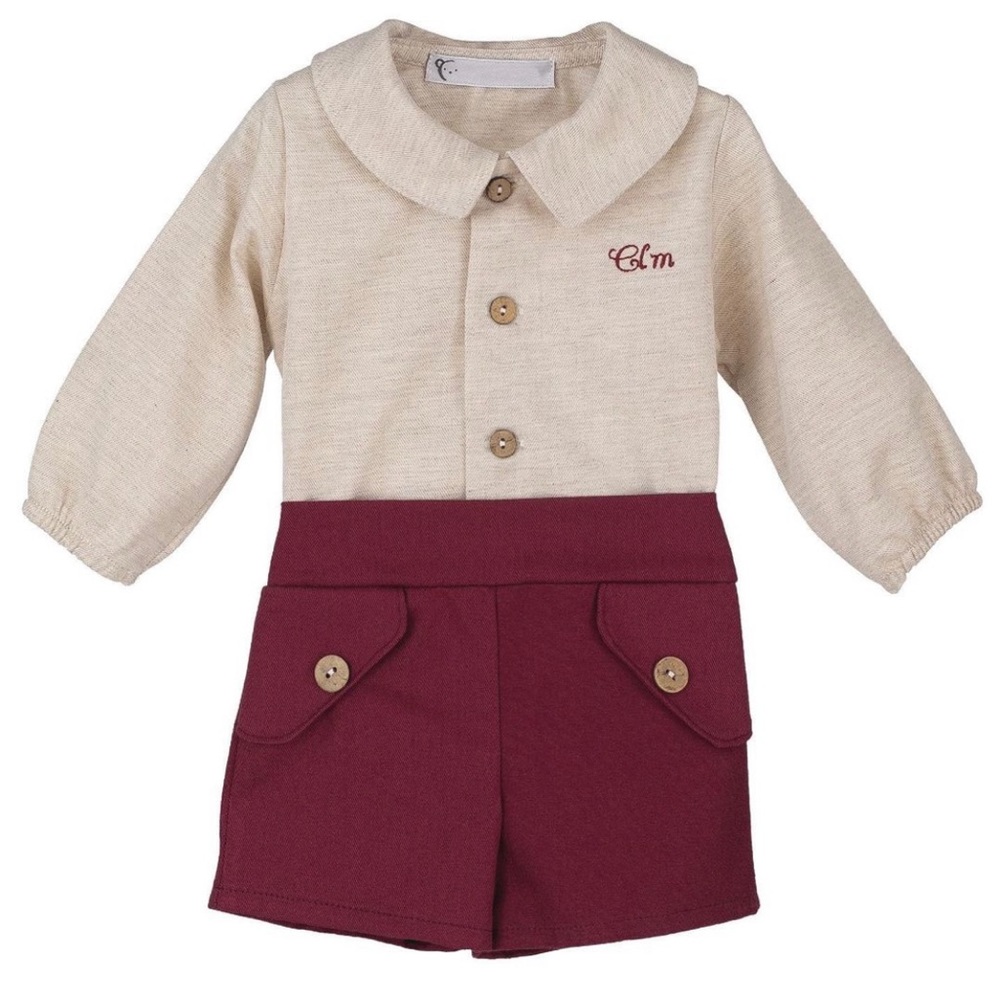Baby boy Christmas outfit